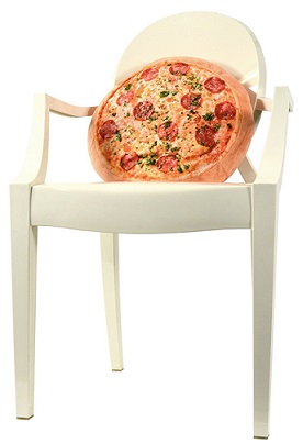 coussin pizza